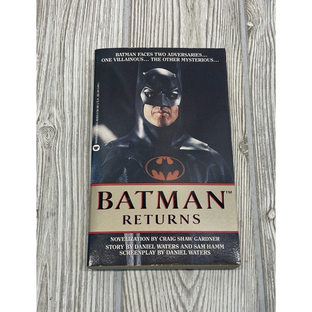 Batman Returns Movie Tie-In Book 1st WB Printing July 1992 Craig Shaw Gardner